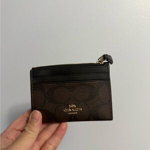 Coach mini skinny ID and Coin holder